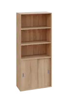 SPD 54/80 skříň s posuvnými dveřmi/nika, 1850x800x400, dub bardolino